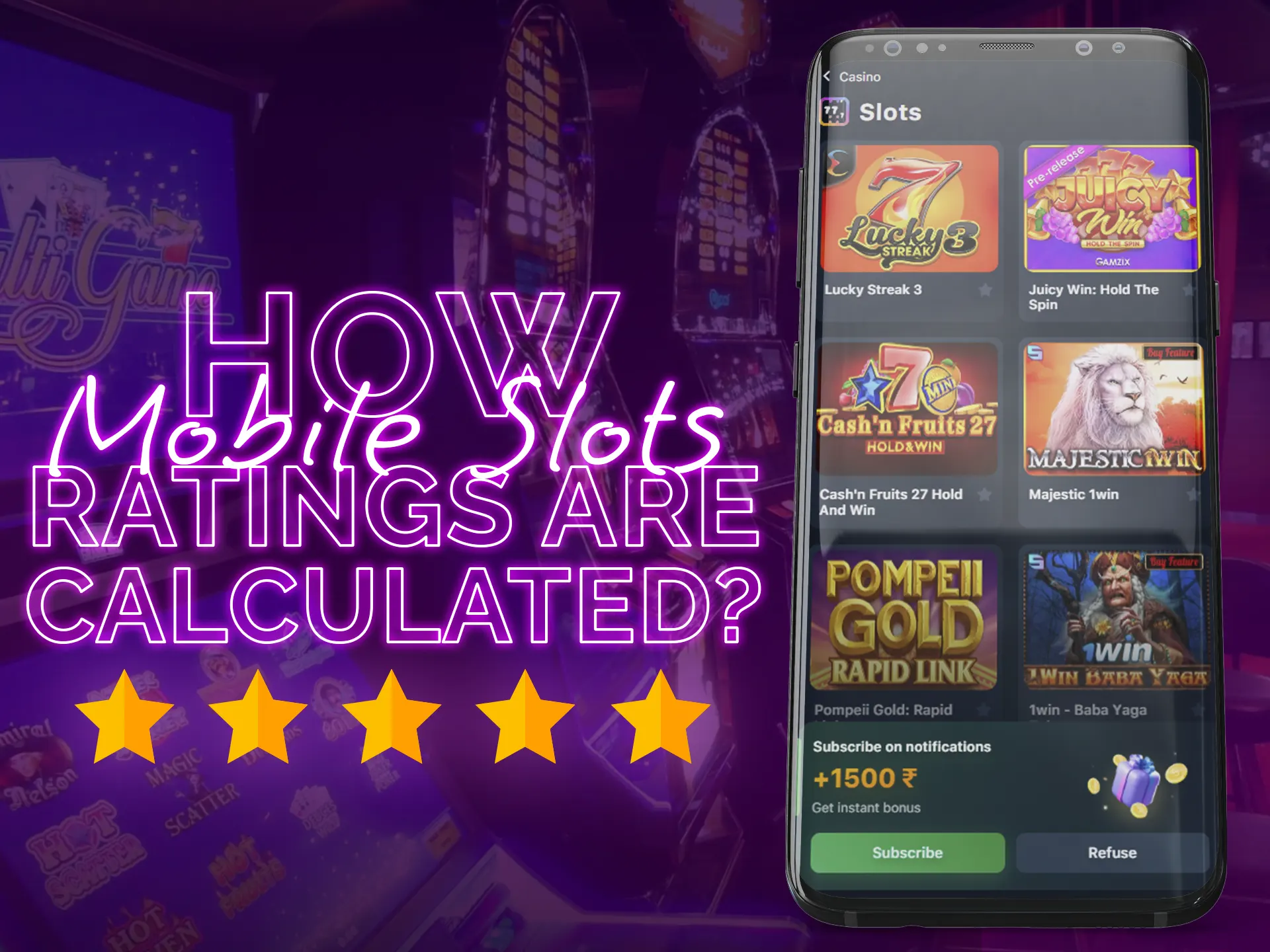 The rating process of slots is a very important and responsible stage.