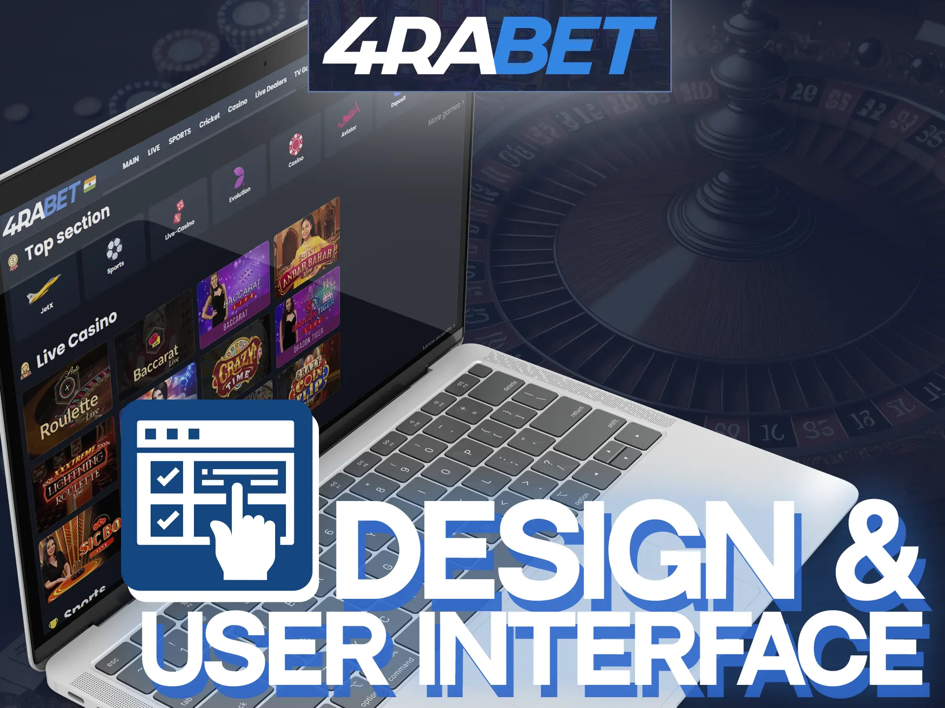 4Rabet's modern design provides an exciting gameplay experience.