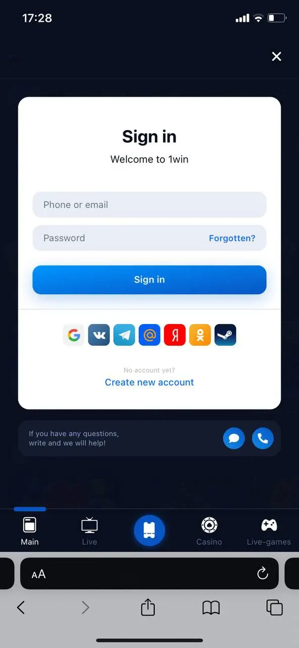 Enter your username and password to log in to your account again.