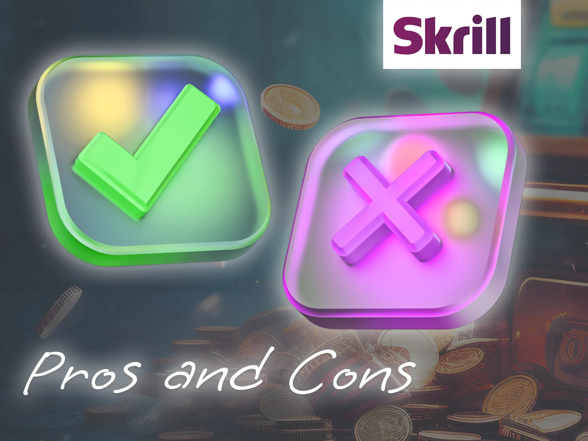 Familiarise yourself with the main pros and cons of Skrill.