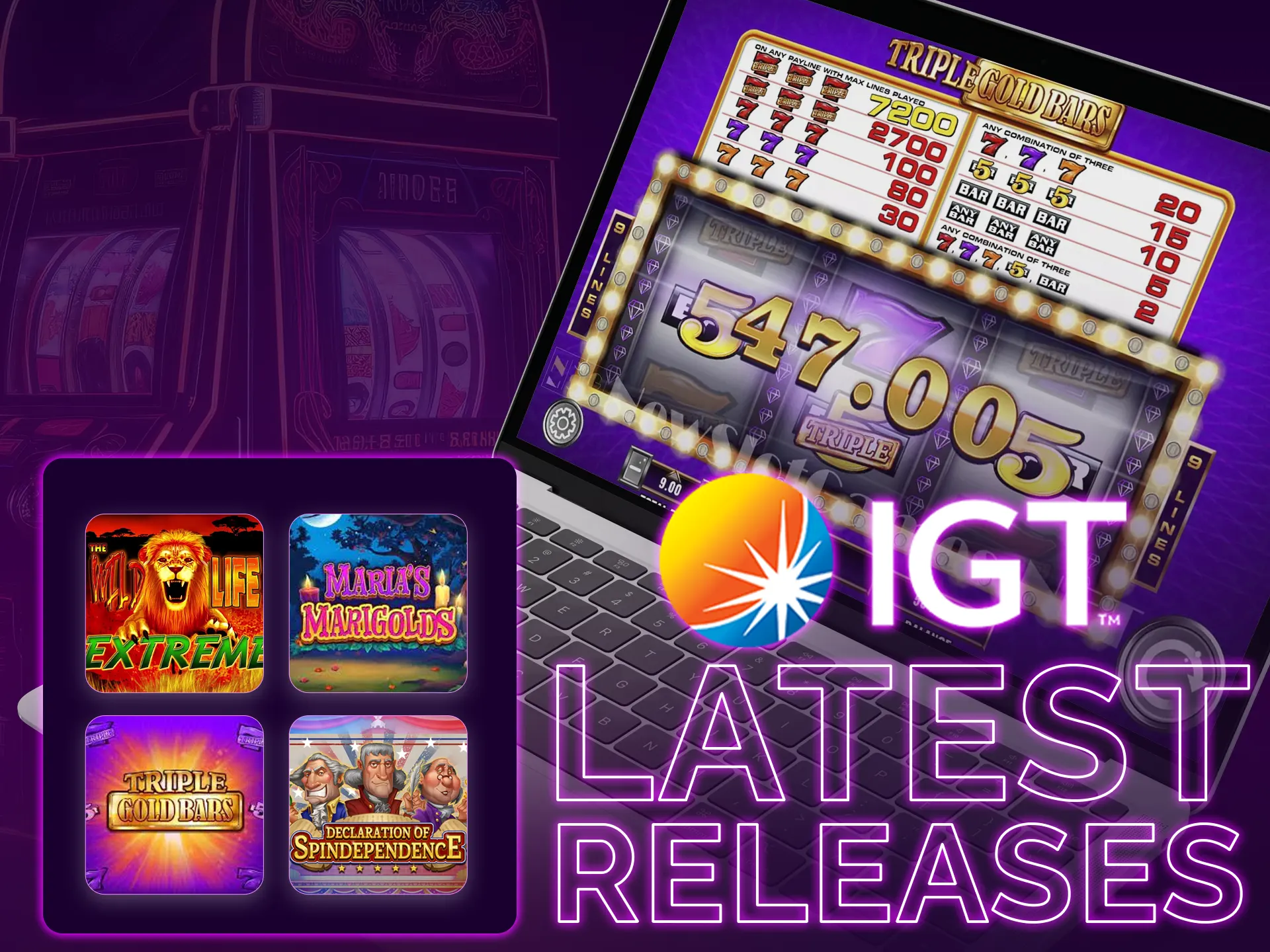 Meet latest releases from IGT game provider.