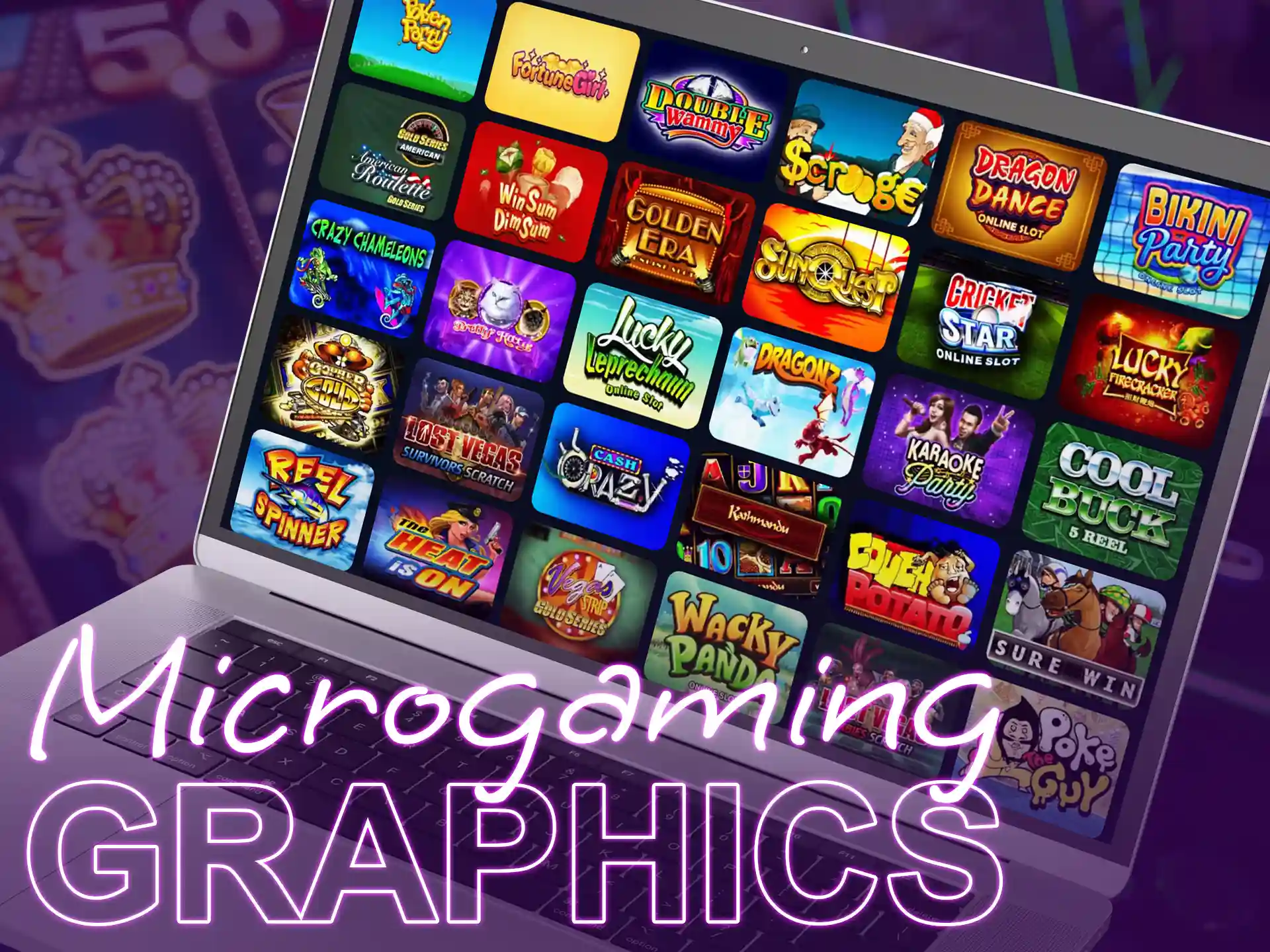 Microgaming is famous for its quality pictures and details.