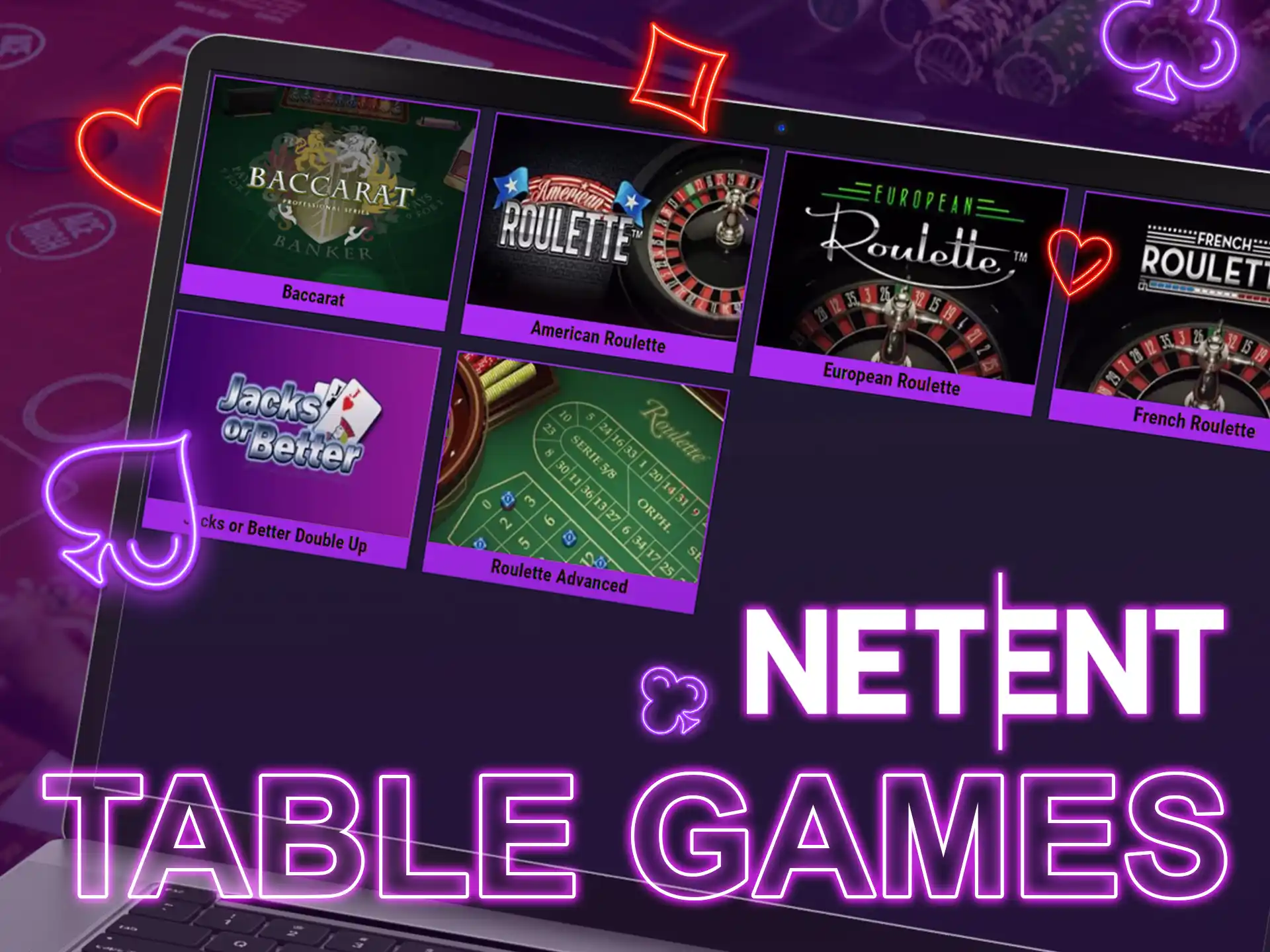 In the table games category, Netent has released blackjack and roulette, and is actively developing this direction.