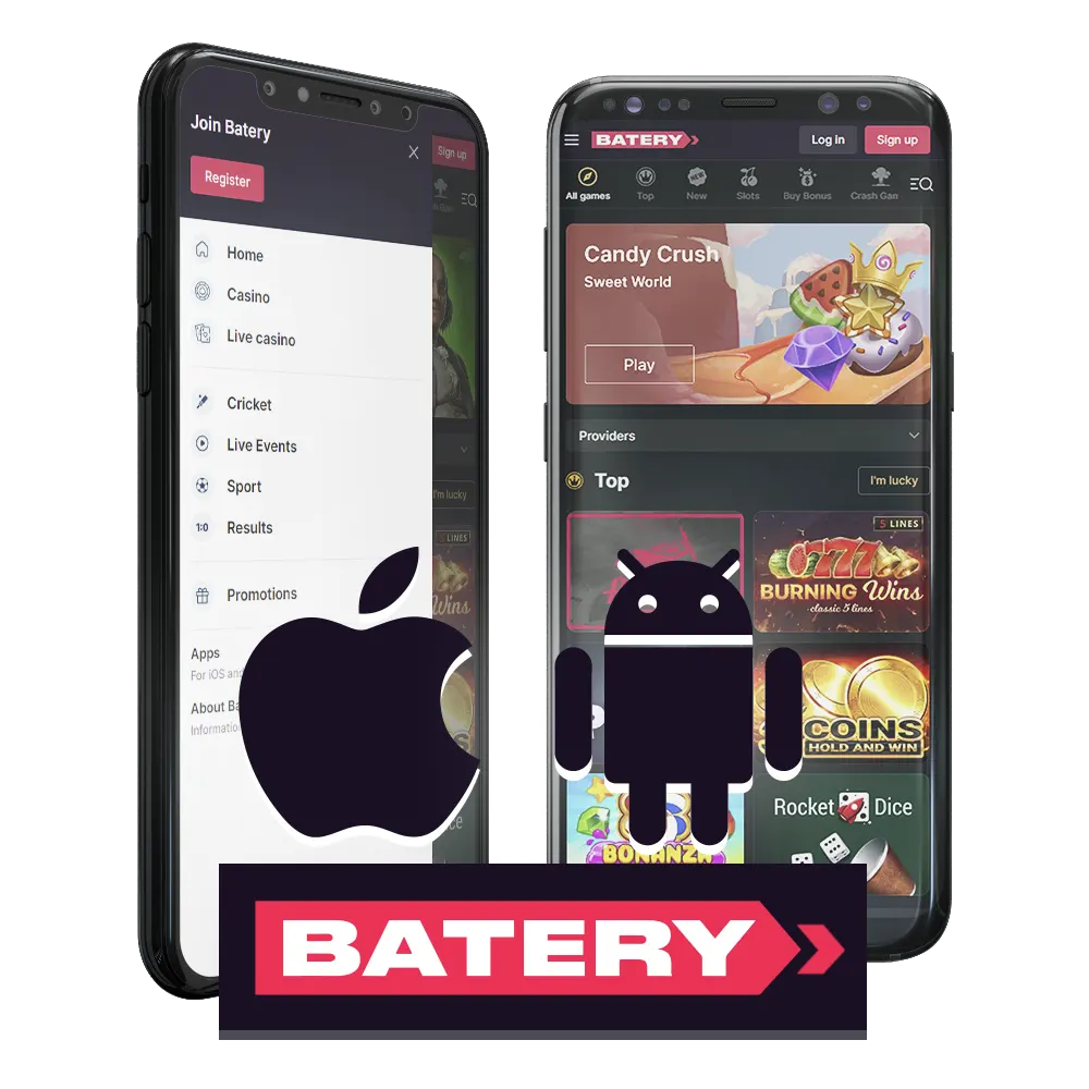 Batery Casino App: Reliable for Indian players, download for Android and iOS.