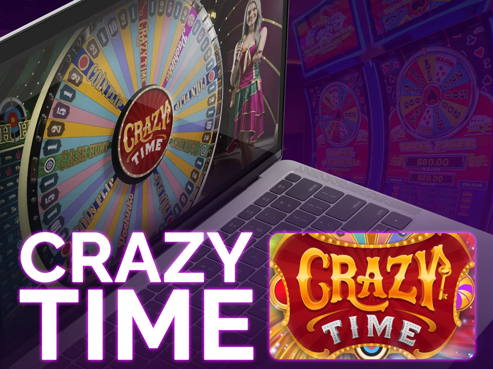 Crazy Time: Bet on multipliers or bonus rounds in a dynamic game.