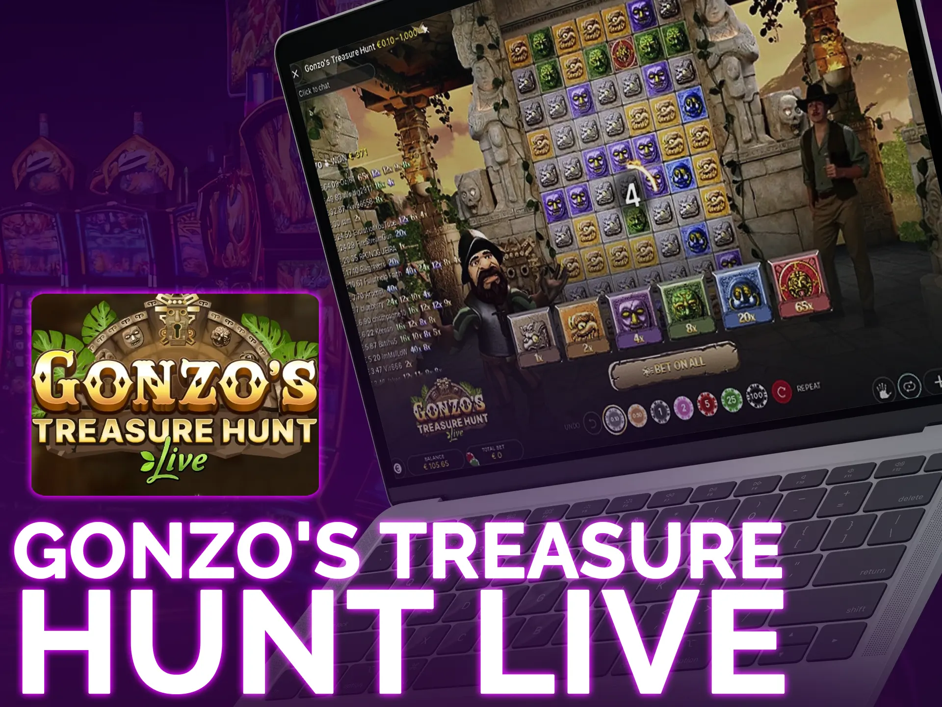 Gonzo's Treasure Hunt: NetEnt's popular, immersive game with exciting features.