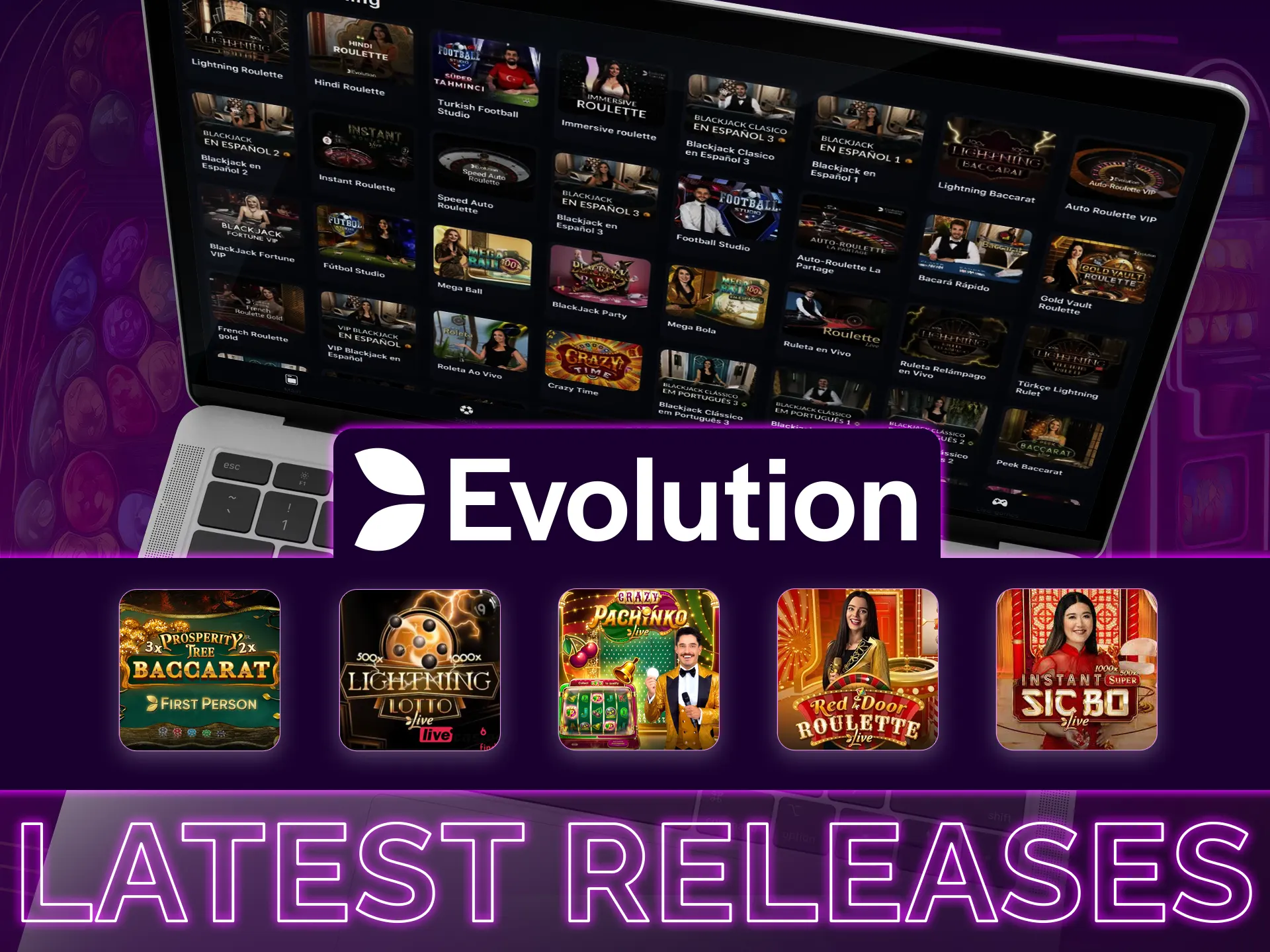 Evolution Gaming releases new live dealer games like Instant Super Sic Bo, Red Door Roulette, and more, offering exciting features and payouts.