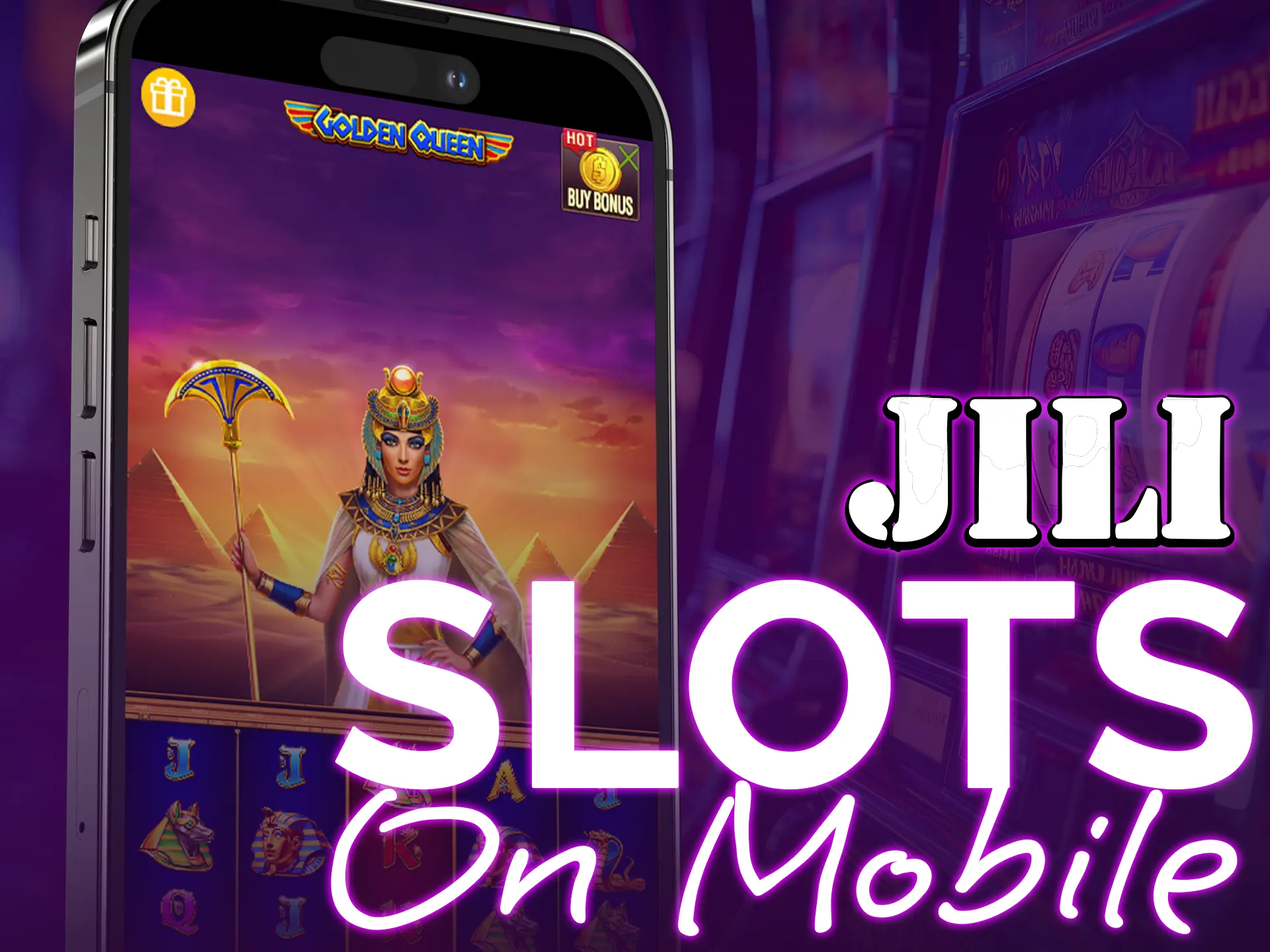Jili Games giving access for slots on mobile devices.