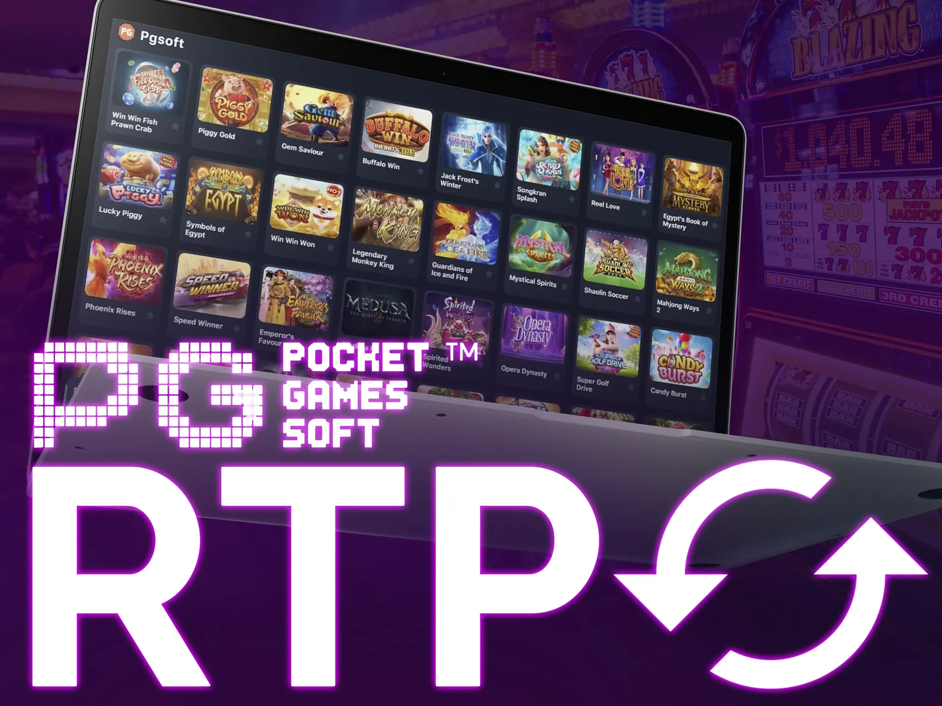 PG Soft slots offer high RTP, averaging around 96%, with games like Queen of Bounty boasting 96.8%.