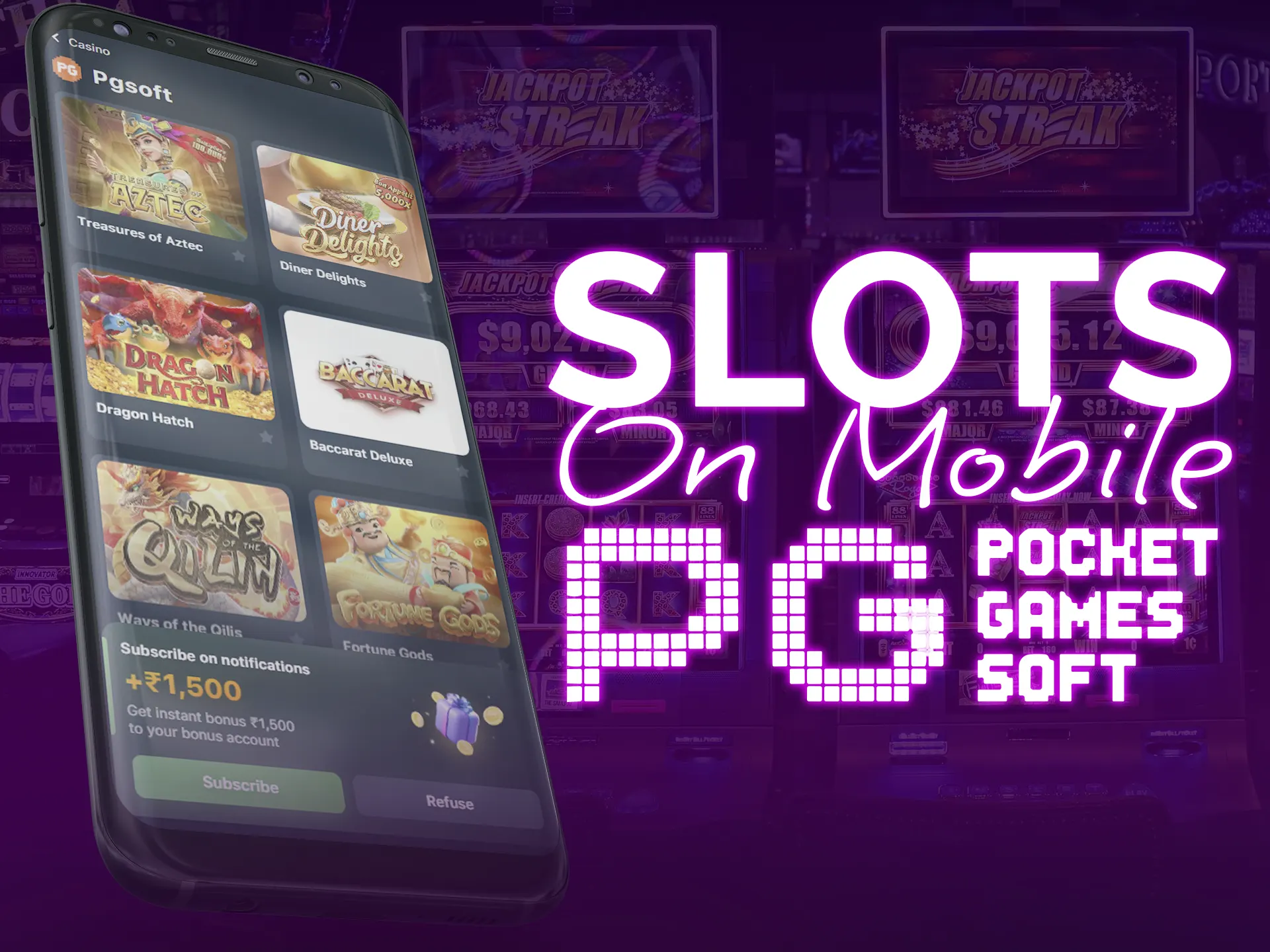 PG Soft adapts its slots for mobile casinos using HTML5 technology.