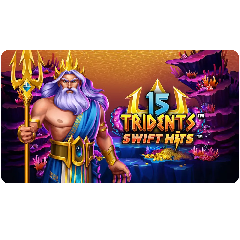 Play the magical 15 Tridents Slot.