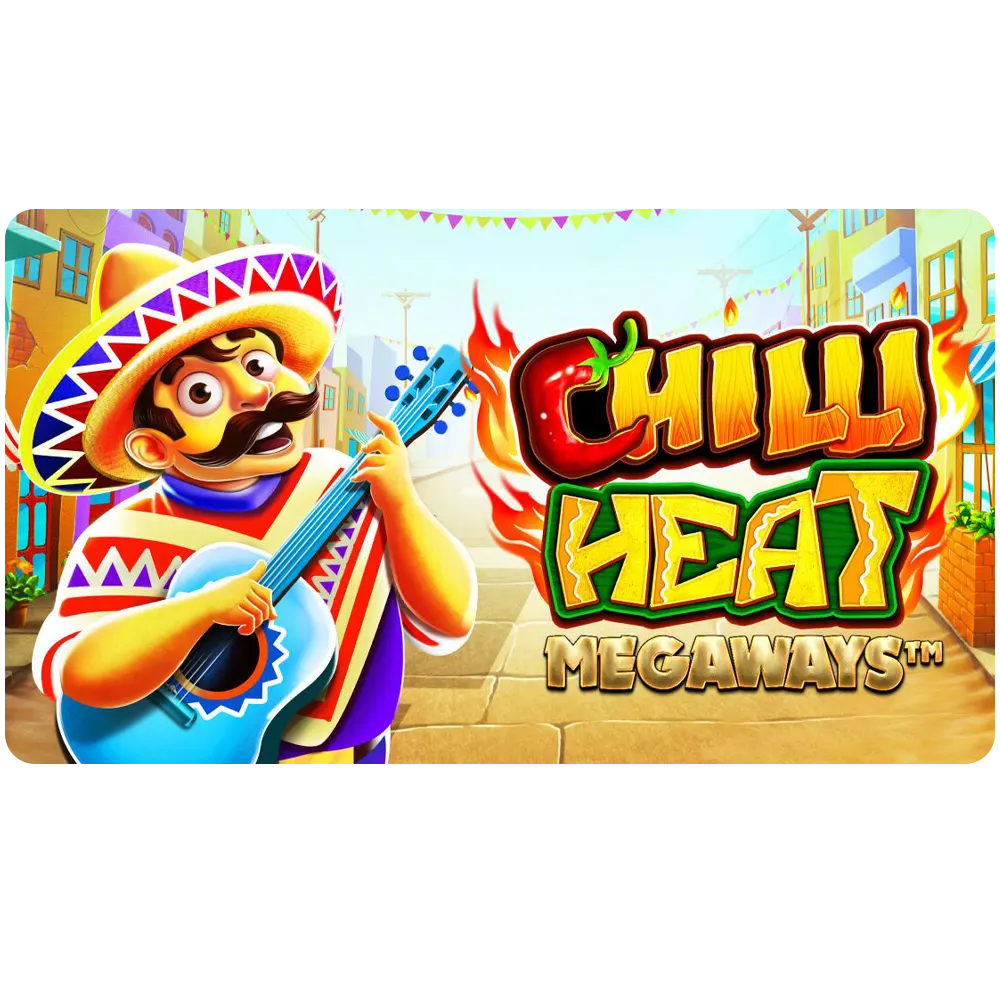 Try the colourful and interesting Chilli Heat Megaways Slot.