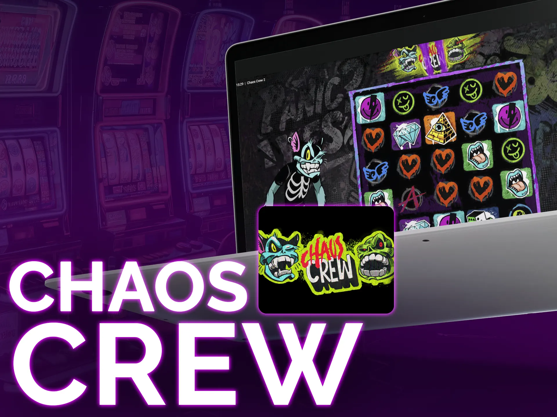 In Hacksaw Gaming's Chaos Crew, enjoy street art-themed fun.