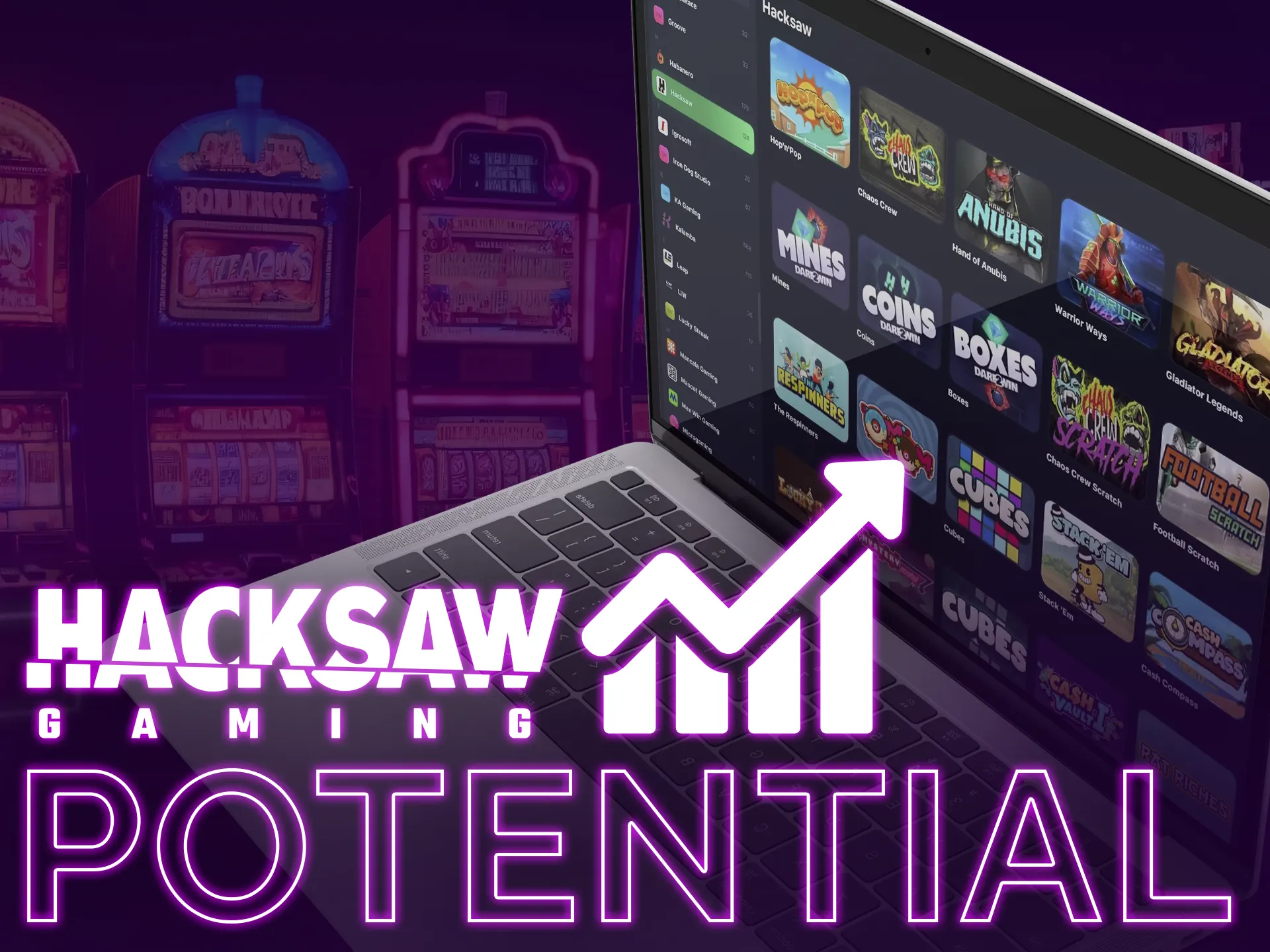Hacksaw Gaming's games offer potential wins up to x25,000.