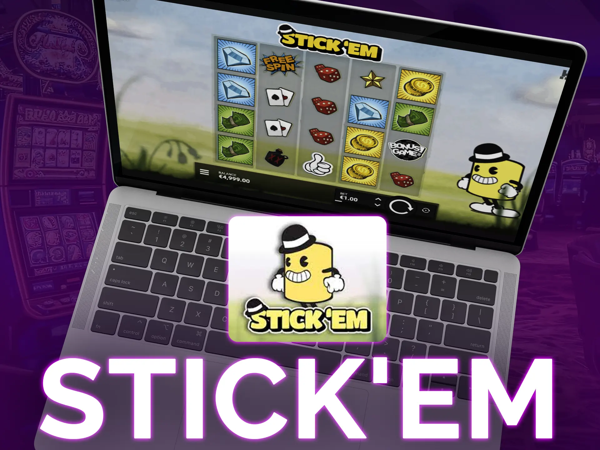 Hacksaw Gaming's Stick'em offers vintage animation with unique features.