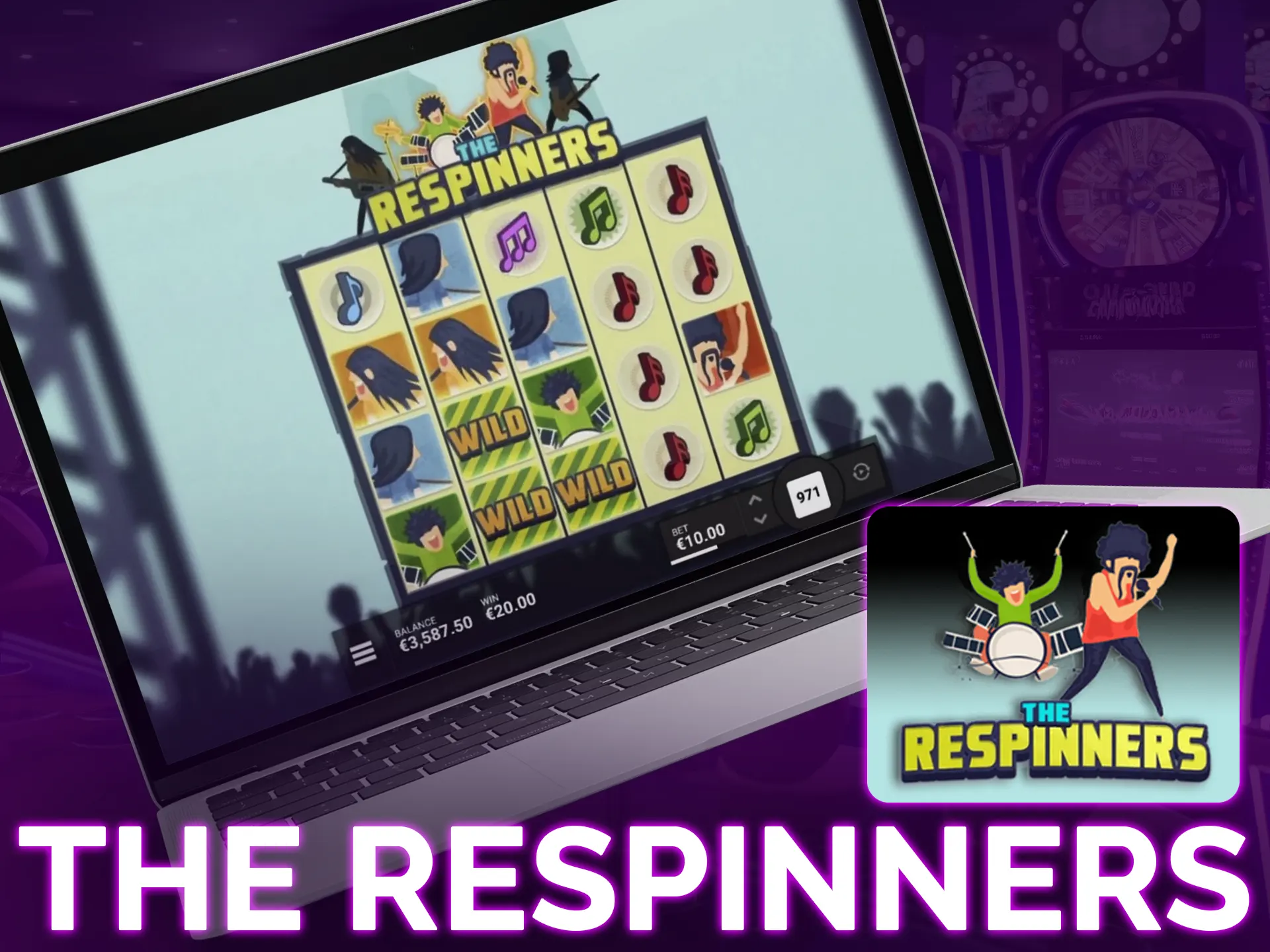 In Hacksaw Gaming's The Respinners, rock the reels for respins.