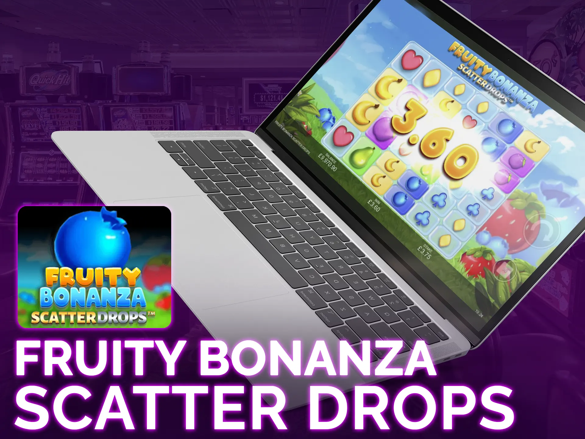 Dive into Fruity Bonanza Scatter Drops by Inspired Gaming.
