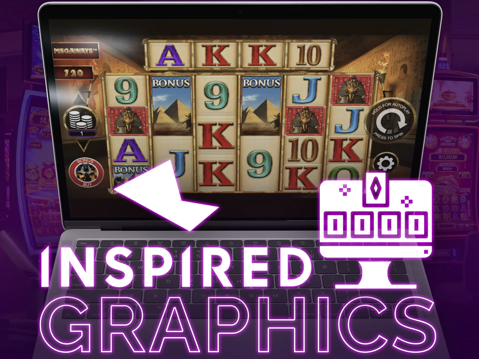 Inspired Gaming focuses on vivid 3D graphics and animations.