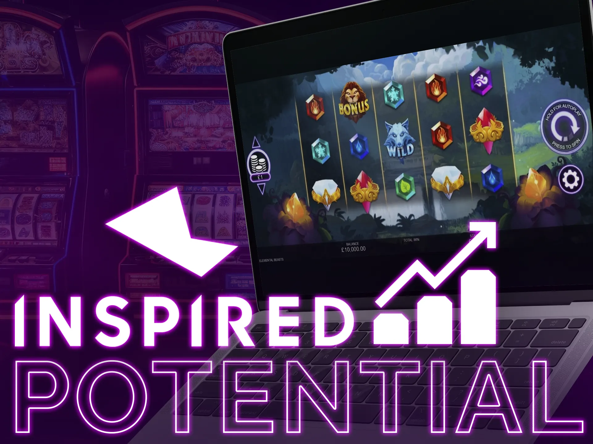 Explore Inspired Gaming's slot potential with exciting high-win machines.