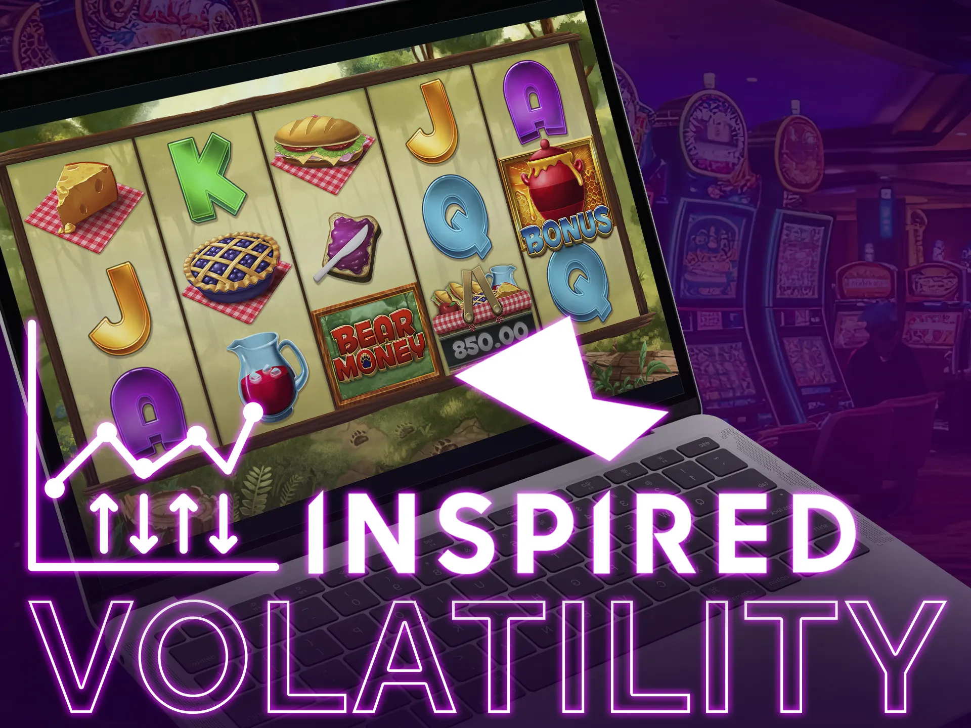 Inspired Gaming slots offer medium to high volatility levels.