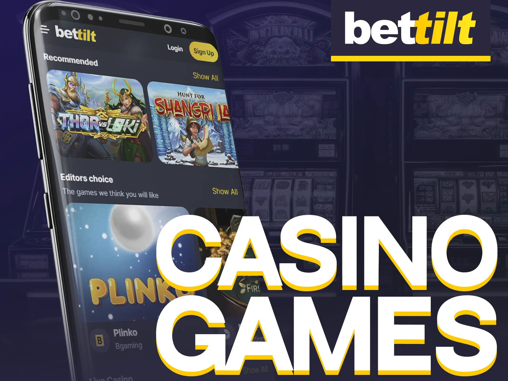 Enjoy high diversity of games at Bettilt casino.