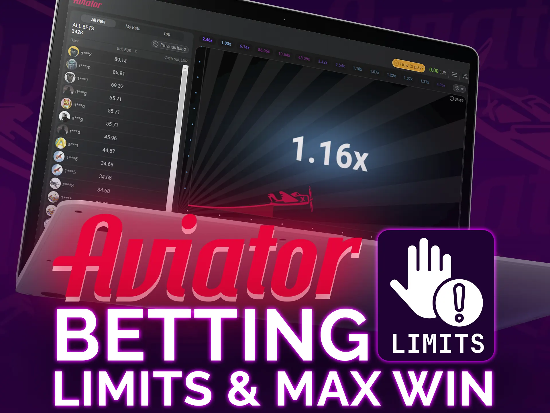 Aviator offers flexible betting and unlimited maximum win.