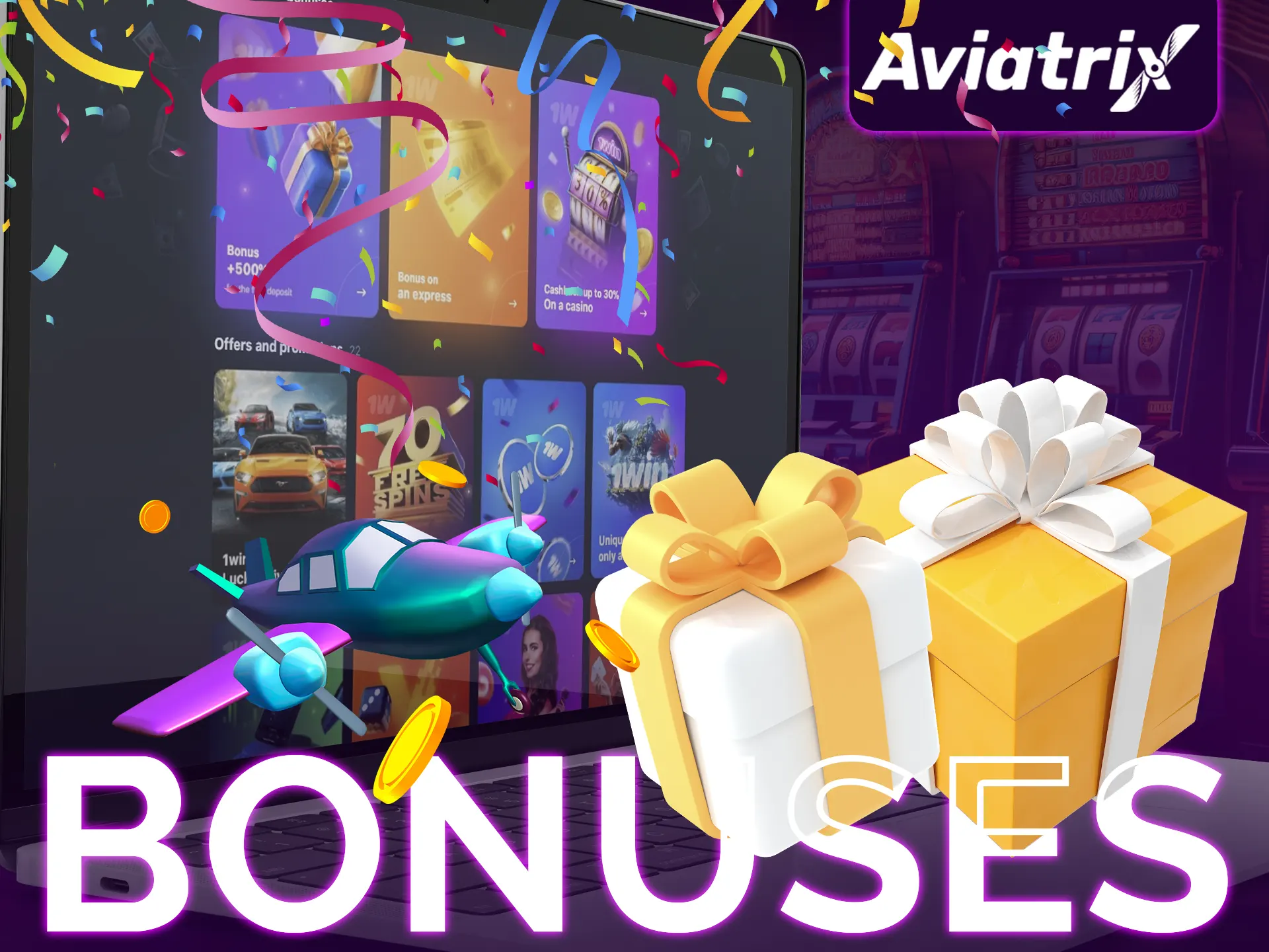 Aviatrix offers unique casino bonuses, including NFT features.