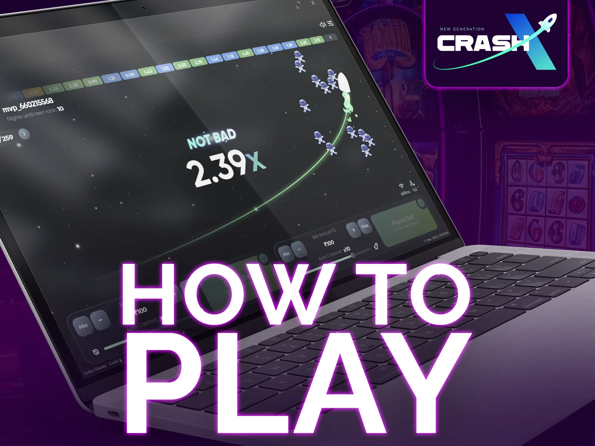 Play Crash X online following these simple steps.