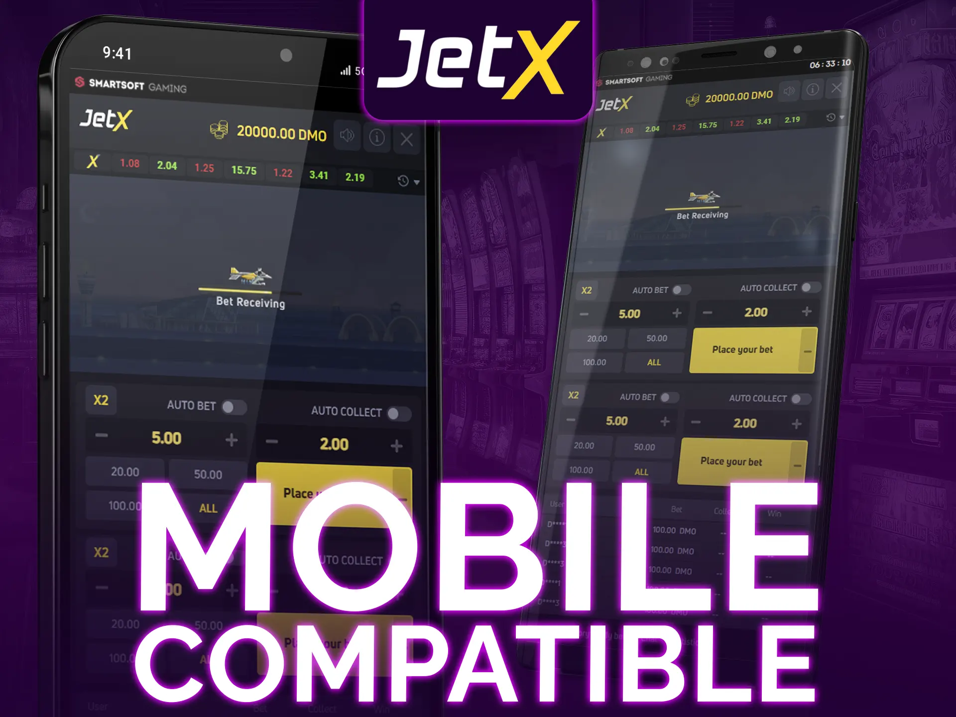 Play Jet X on various devices with ease.