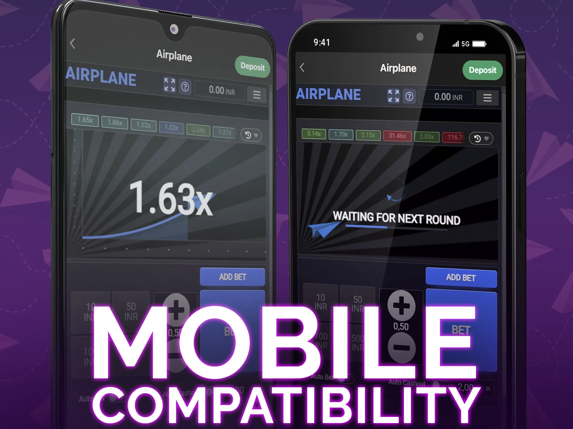 Airplane game is mobile-friendly for gaming on-the-go.