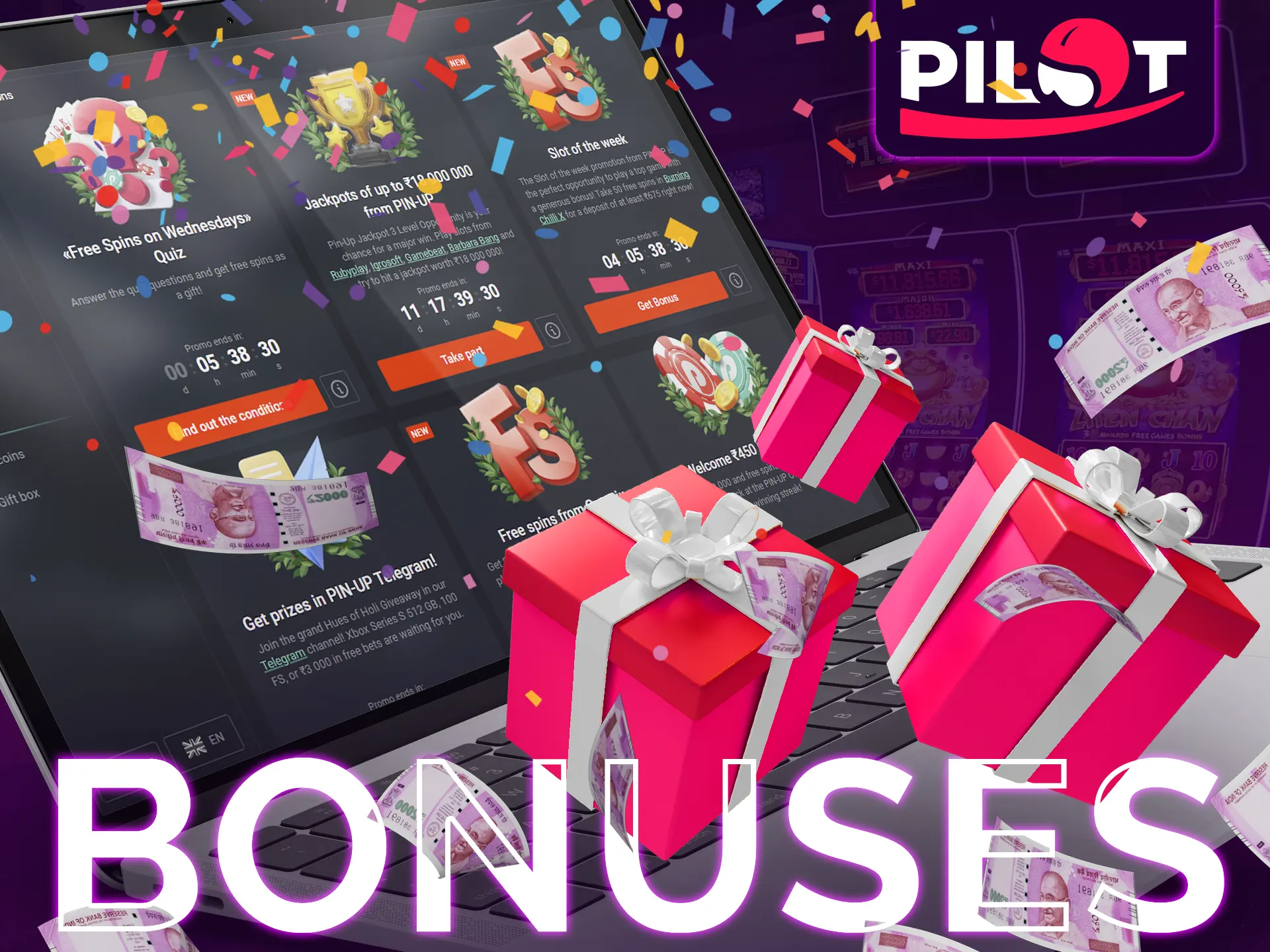 Pilot players benefit from tailored casino bonuses.