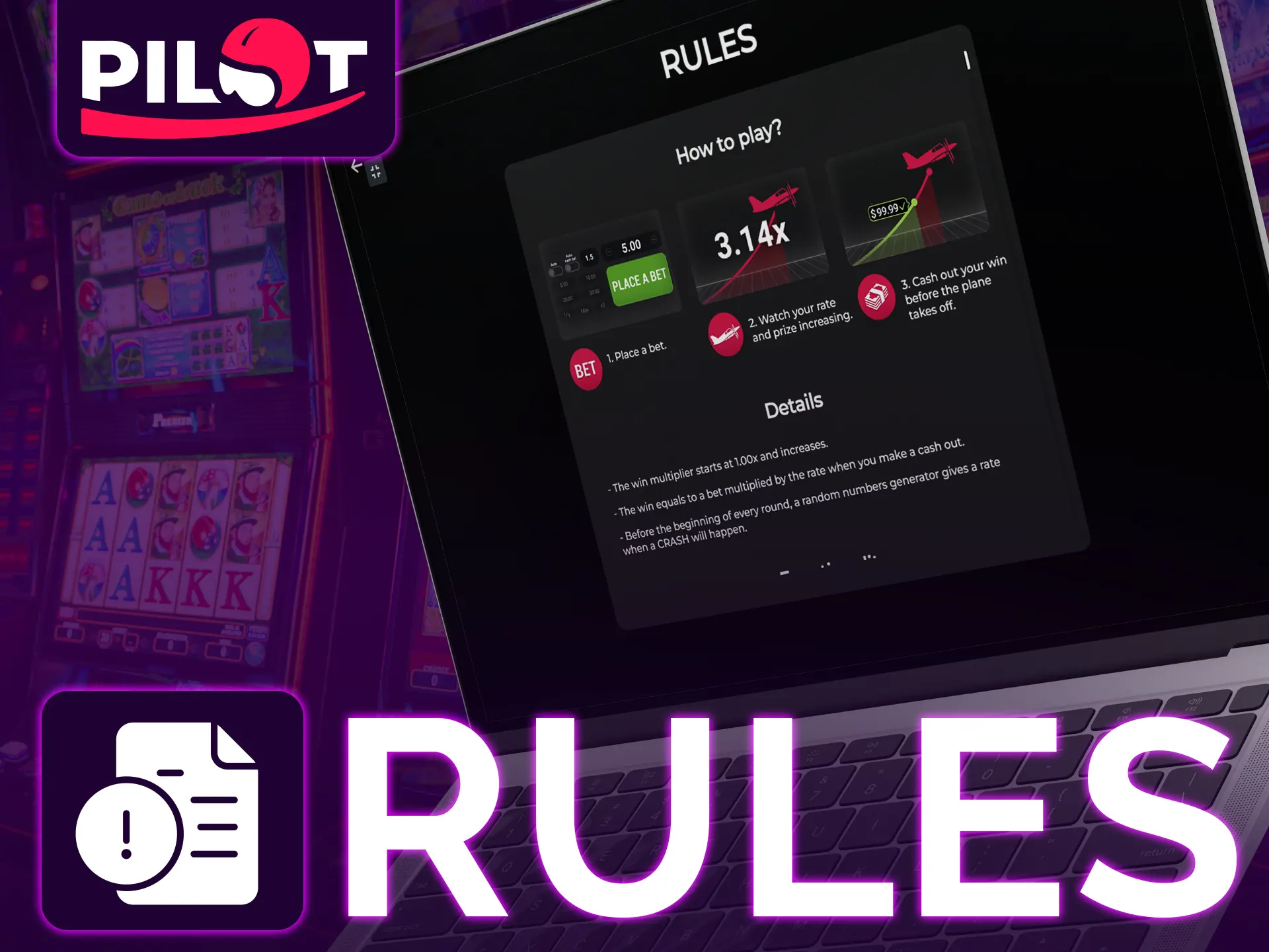 In Pilot, understand rules, practice, enjoy intuitive gameplay.