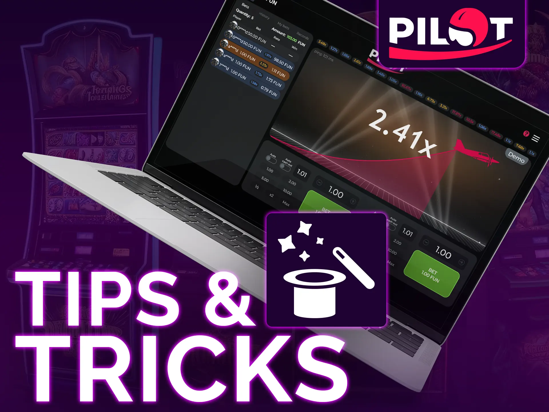 Pilot Tips - Utilize Autoplay, Double Bets, Cash Out Wisely.