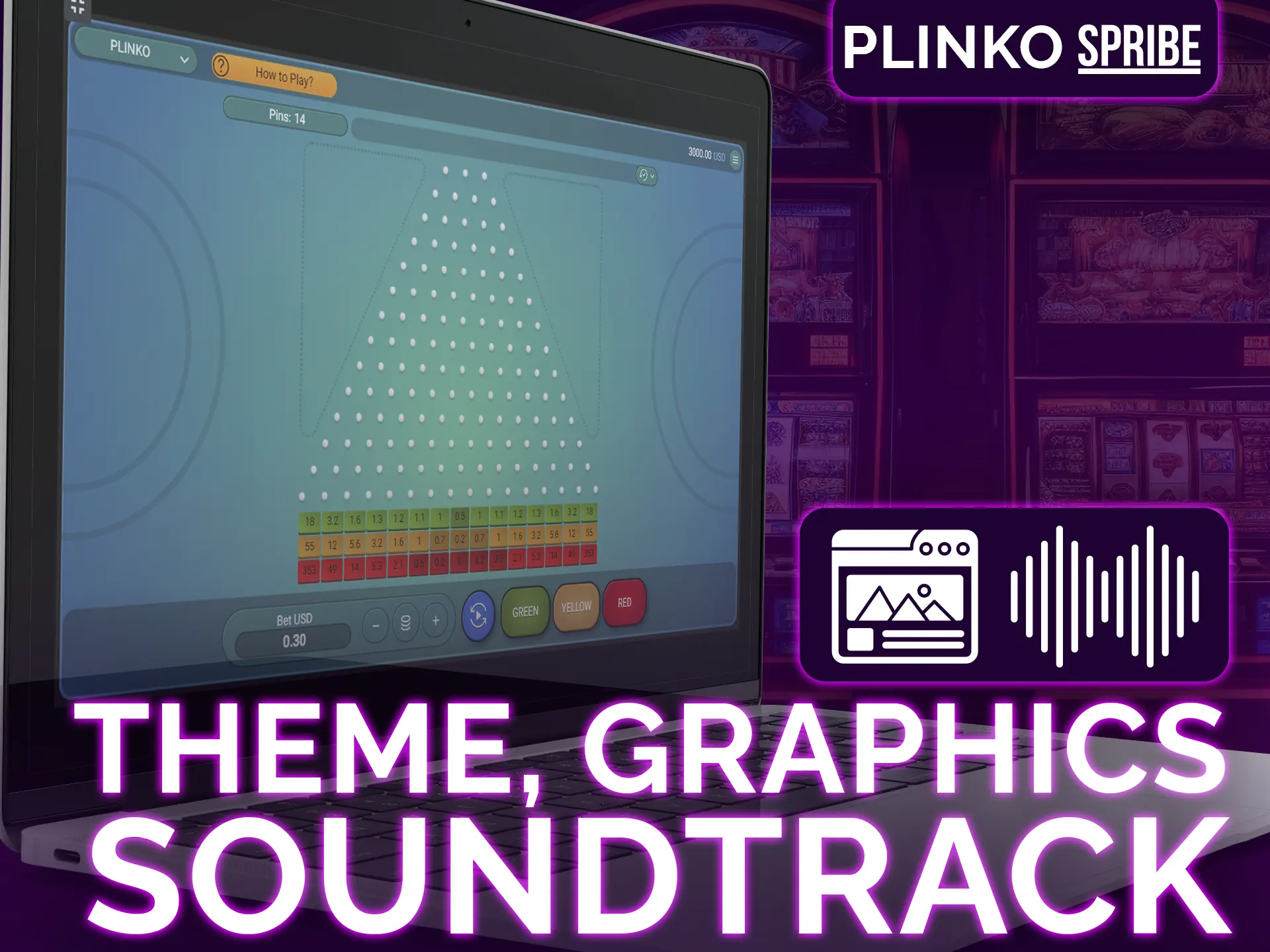 Plinko's visuals, sound, and design are captivating.