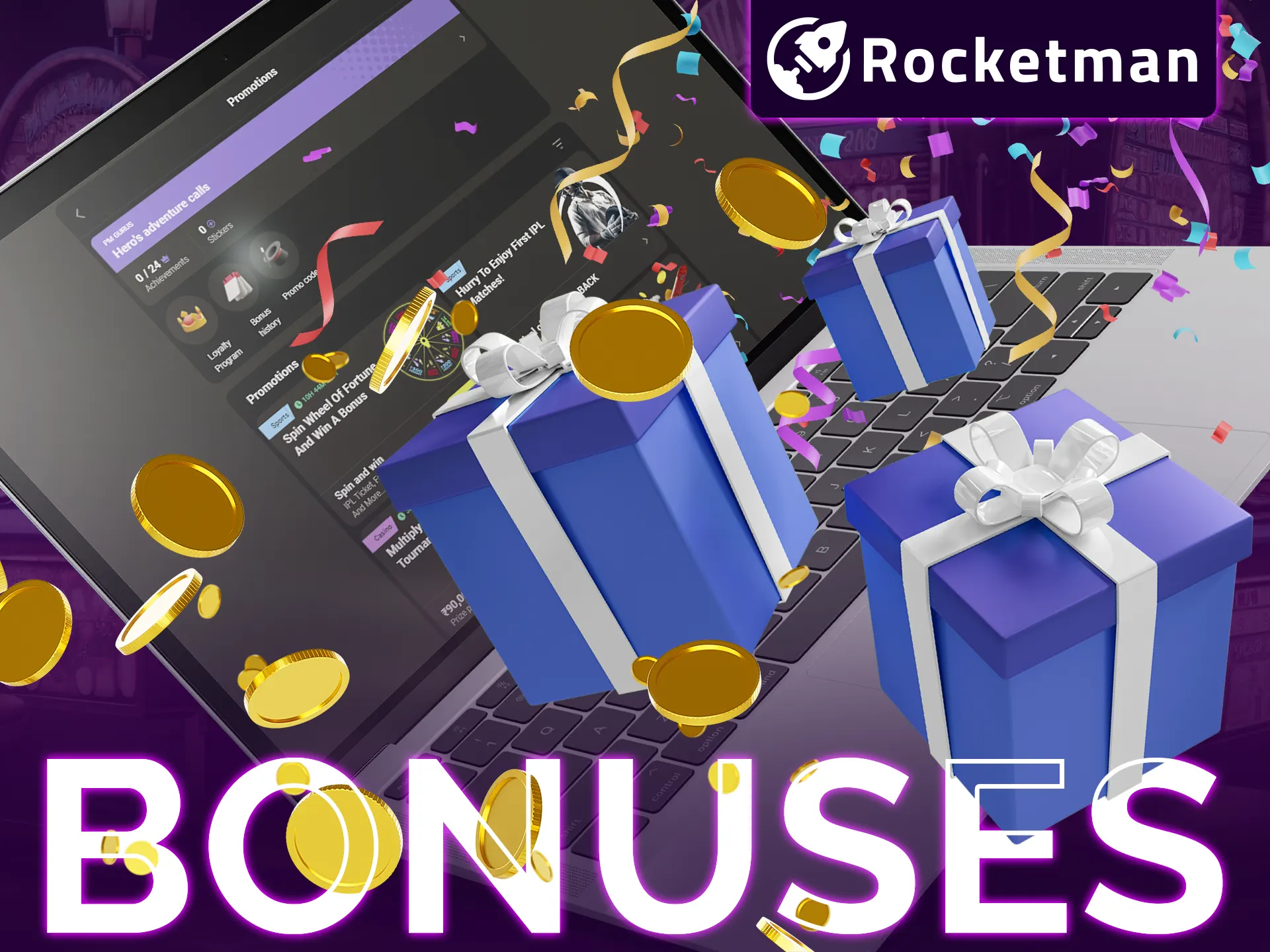 Rocketman casinos offer bonuses for Indian players.