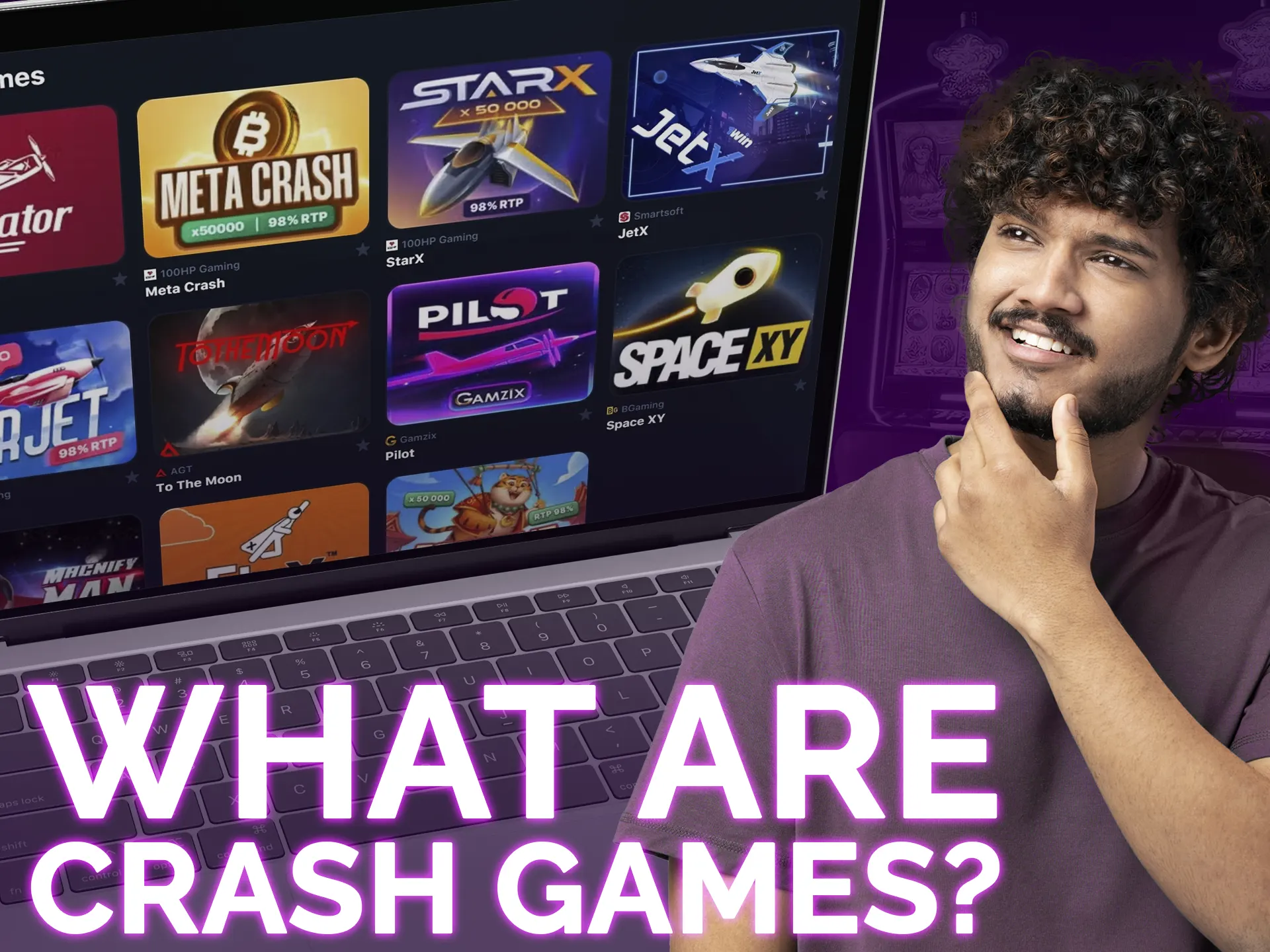 Find out what crash games are.