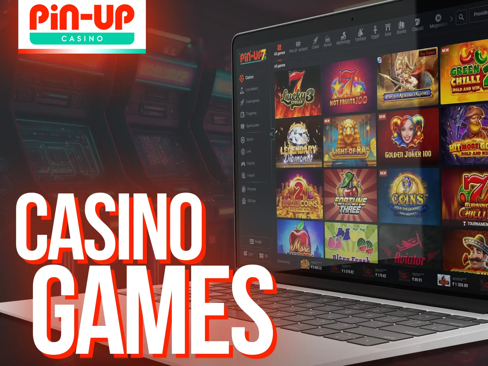 The casino has a variety of games to suit players' preferences.
