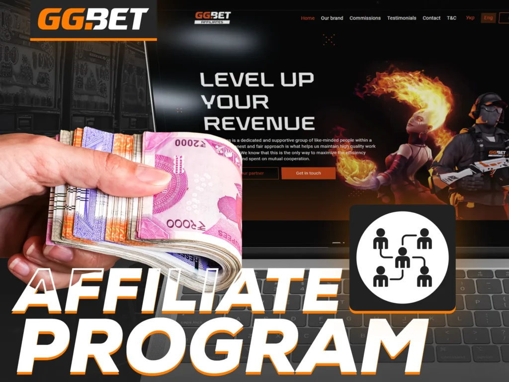 Earn more with GG Bet, become an partner of the company, invite new users.