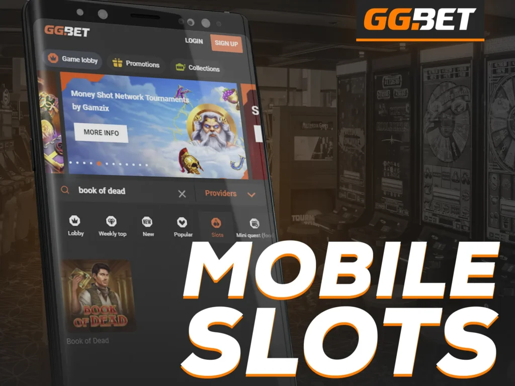 Play your favorite slots on the GG Bet app on Android and iOS.