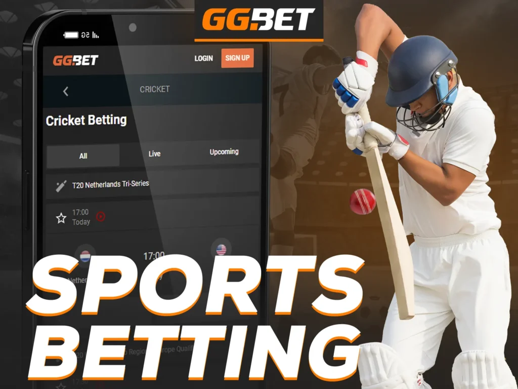 The fully licensed GG Bet platform invites players to try their luck at betting.