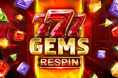 Spin the reels in the 777 Gems Respin slot.