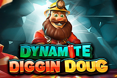 Light the fuse as explosions unlock prizes in Dynamite Diggin Doug slot.