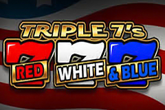 Triple 7's simple Red White and Blue slot will keep you engrossed for hours.