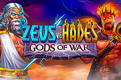 Choose which god to join in the Zeus vs Hades Gods of War slot.