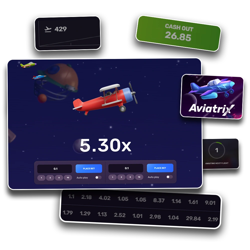 Introducing AviatriX Crash, an exciting NFT-based game.