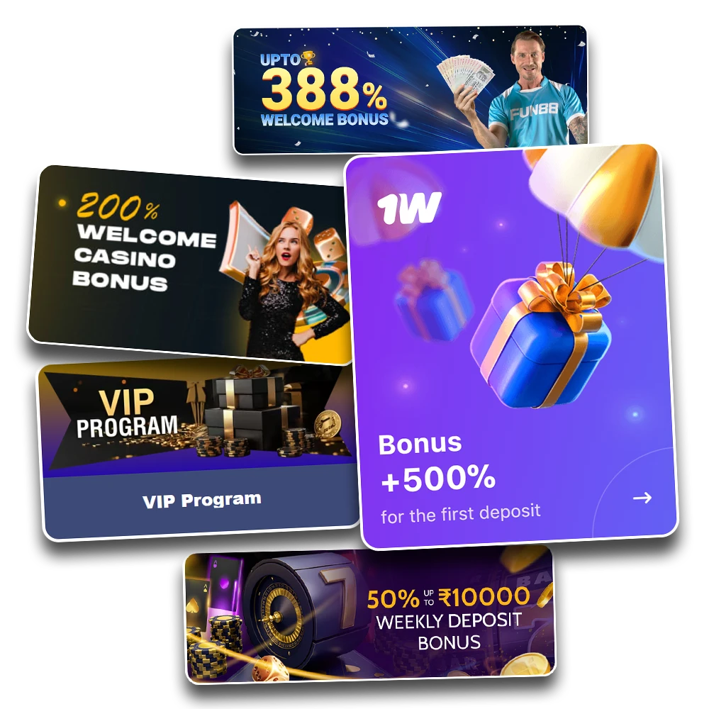 Enjor best High-Roller bonuses for slots.