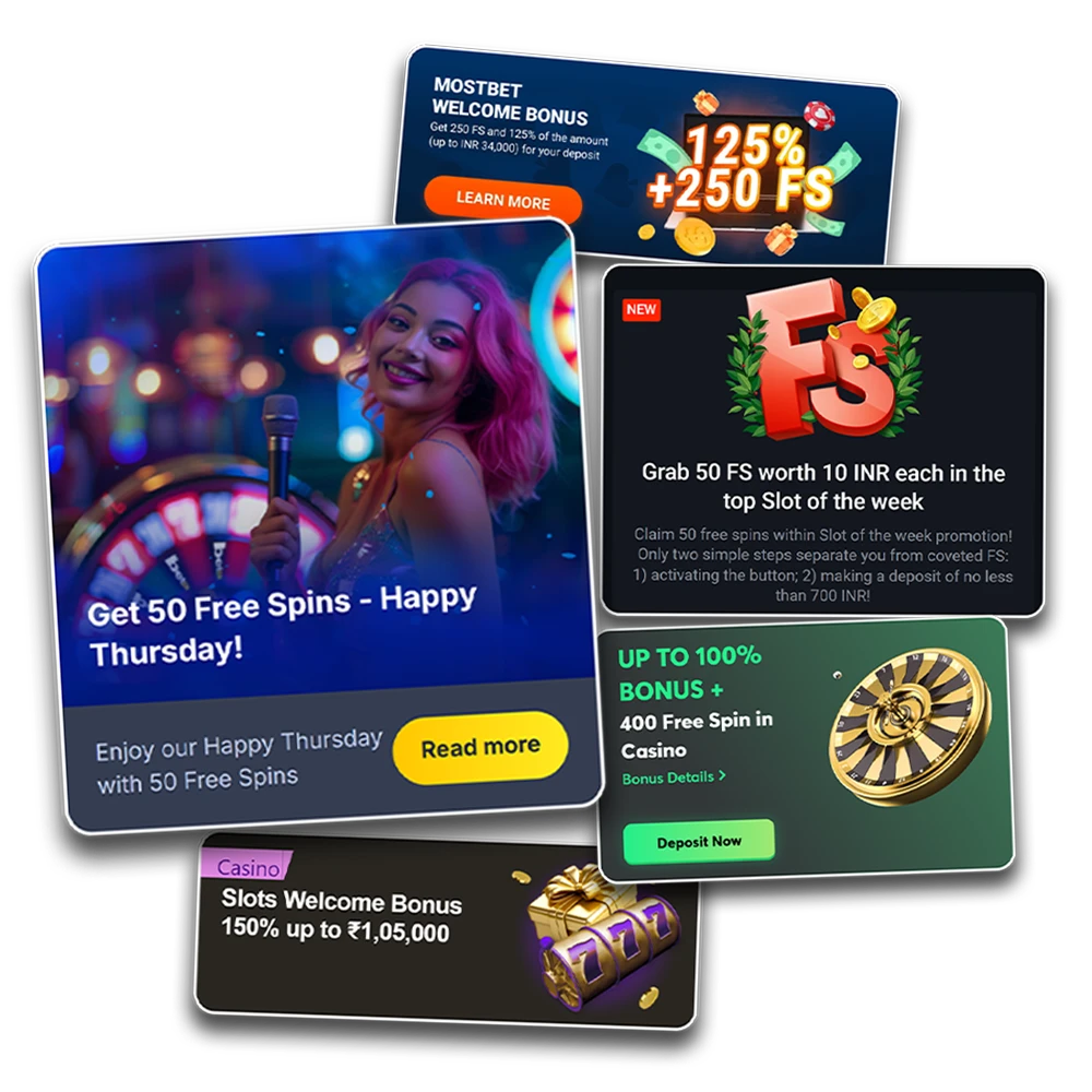 Discover the best casino bonuses, learn about each type.