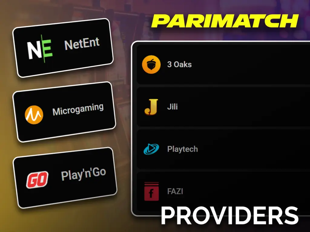With such a variety of providers, Parimatch Casino ensures that there is something for every player and that all preferences and tastes are catered for.