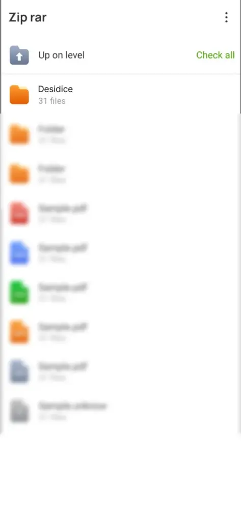 Unpack the Desidice ZIP using your file manager and continue setup.