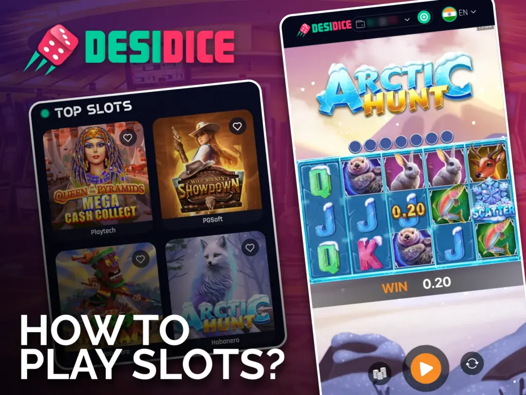 Place bets quickly and launch your first round on Desidice.